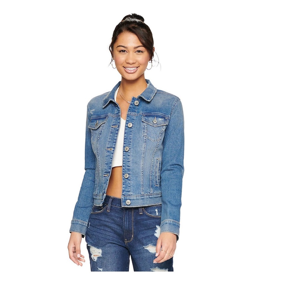 New Juniors' SO Essential Denim Jacket Size XS
